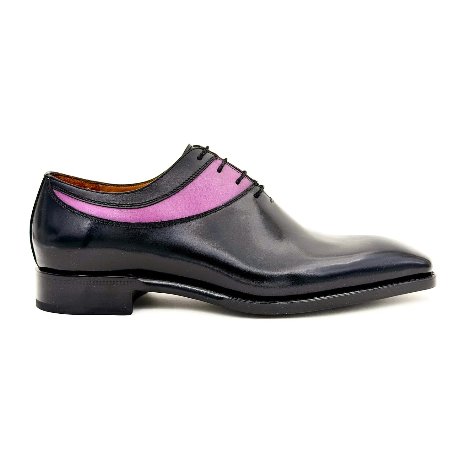 Ugo Vasare Oliver Leather Two Tone Oxford Purple
