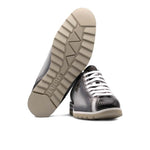 Harris Firenze 1913 Hand Shaded Leather Sneakers Grey