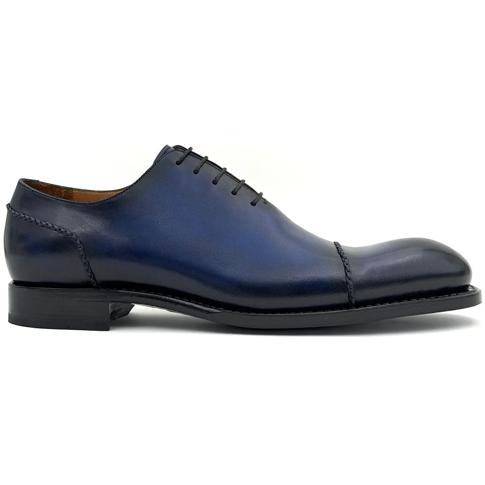 Ugo Vasare Henry Leather Cap Toe Oxford Navy