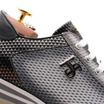 Harris Firenze 1913 Hand Shaded Leather Sneakers Grey