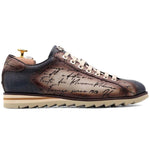 Harris Firenze 1913 Hand-Painted Signature Sneaker Brown