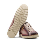 Harris Firenze 1913 Pierced Leather Sneakers Red