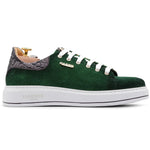 Harris Firenze 1913 Hand Shaded Suede Sneakers Green