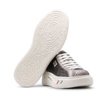 Harris Firenze 1913 Printed Crocodile & Precious Leather Sneakers Black