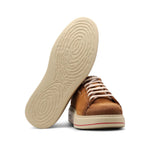 Harris Firenze 1913 Hand Shaded Suede Sneakers Ocra