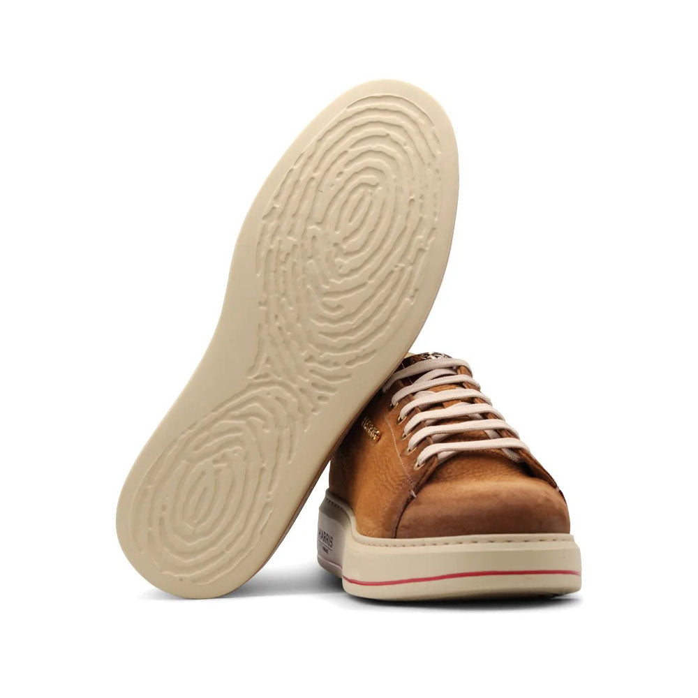 Harris Firenze 1913 Hand Shaded Suede Sneakers Ocra