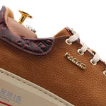 Harris Firenze 1913 Hand Shaded Suede Sneakers Ocra