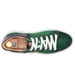 Harris Firenze 1913 Hand Shaded Suede Sneakers Green