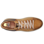 Harris Firenze 1913 Hand Shaded Suede Sneakers Ocra