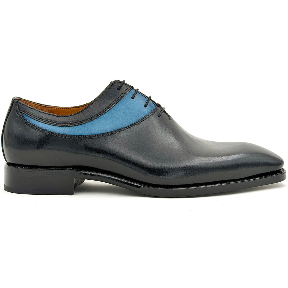 Ugo Vasare Oliver Leather Two Tone Oxford Navy