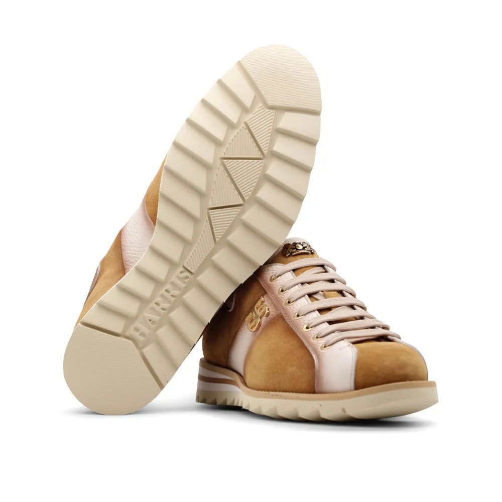 Harris Firenze 1913 Hand Shaded Suede Sneakers Brown