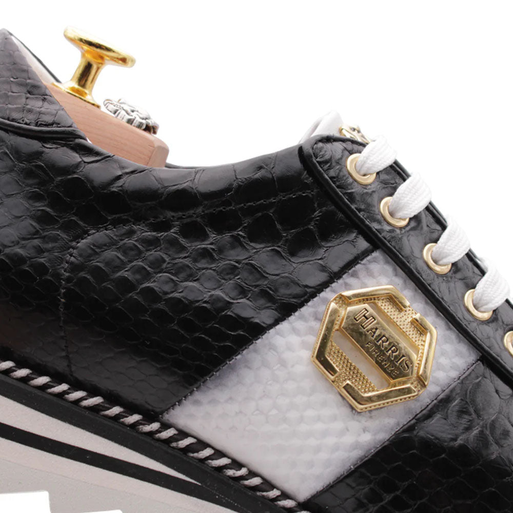 Harris Firenze 1913 Precious Leather Sneakers Black