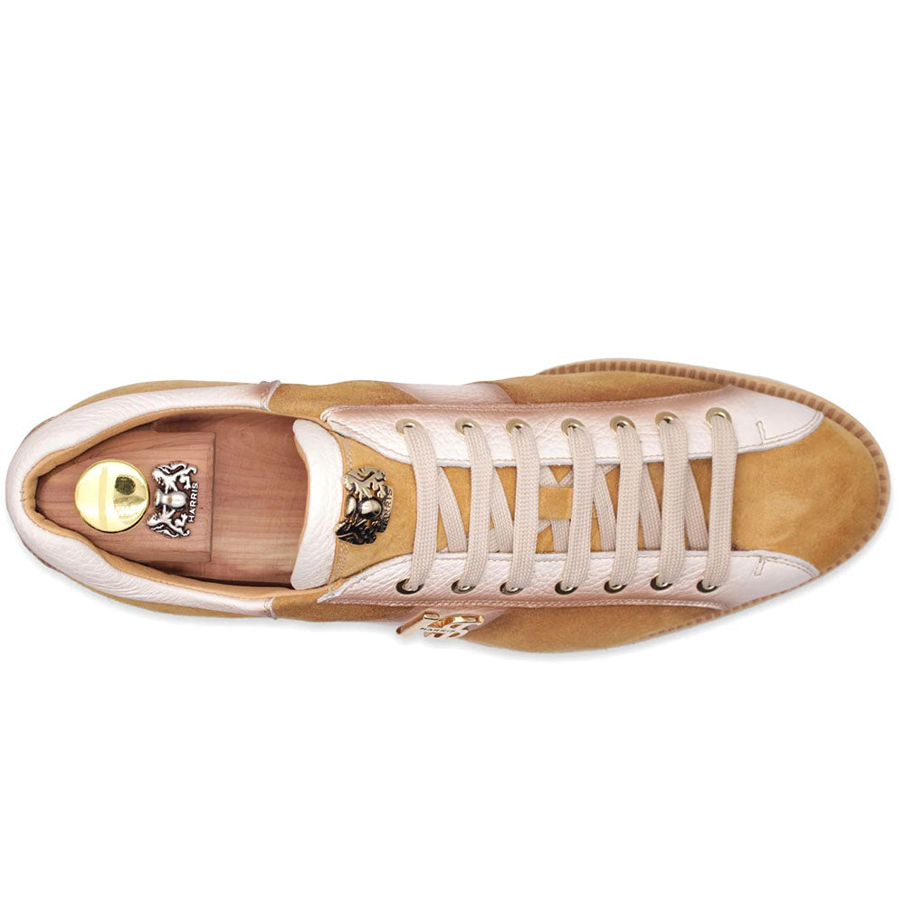 Harris Firenze 1913 Hand Shaded Suede Sneakers Brown