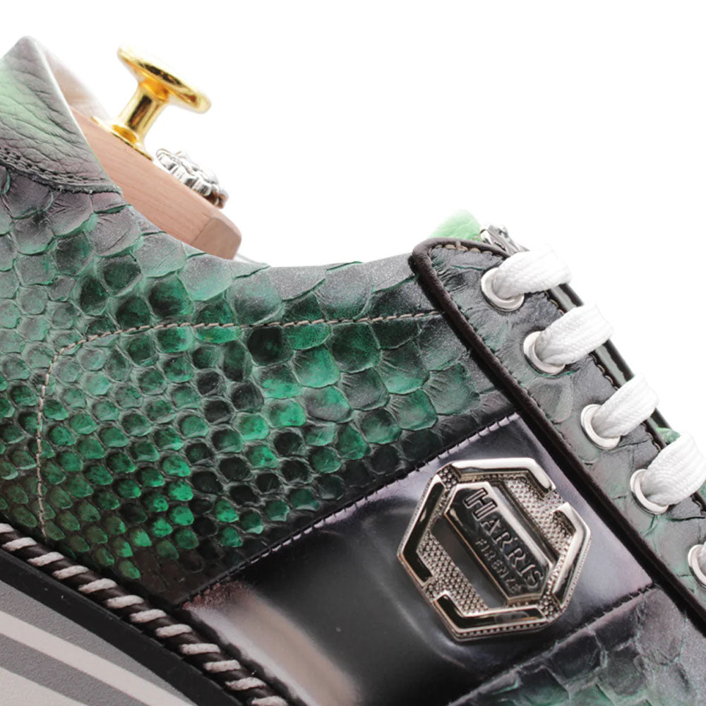 Harris Firenze 1913 Precious Leather Sneakers Green