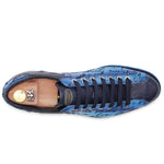 Harris Firenze 1913 Hand Painted Signature Sneakers Blue