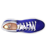 Harris Firenze 1913 Leather & Suede Sneakers Blue
