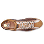 Harris Firenze 1913 Hand-Woven Shaded Leather Sneakers Brown