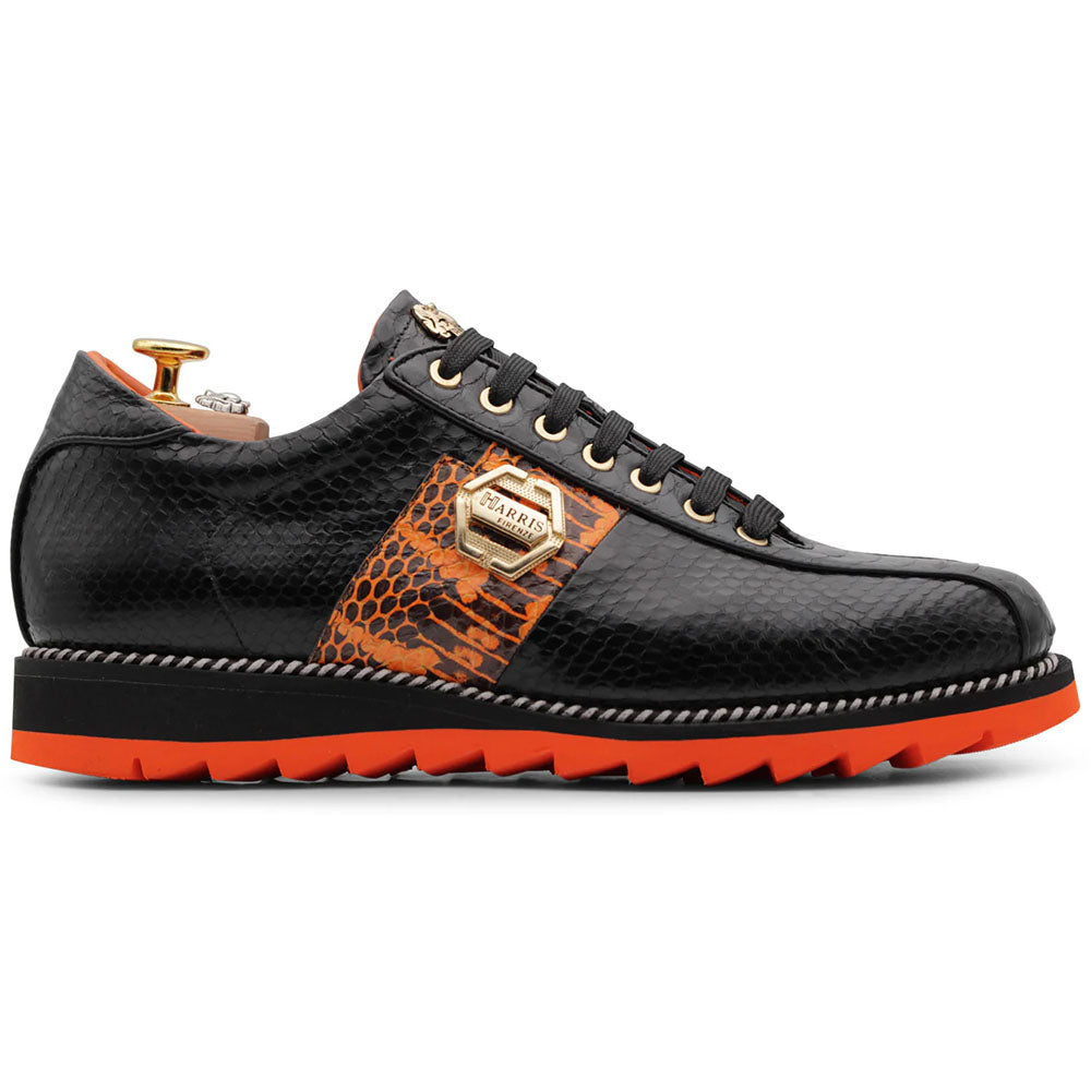 Harris Firenze 1913 Precious Leather Sneakers Black