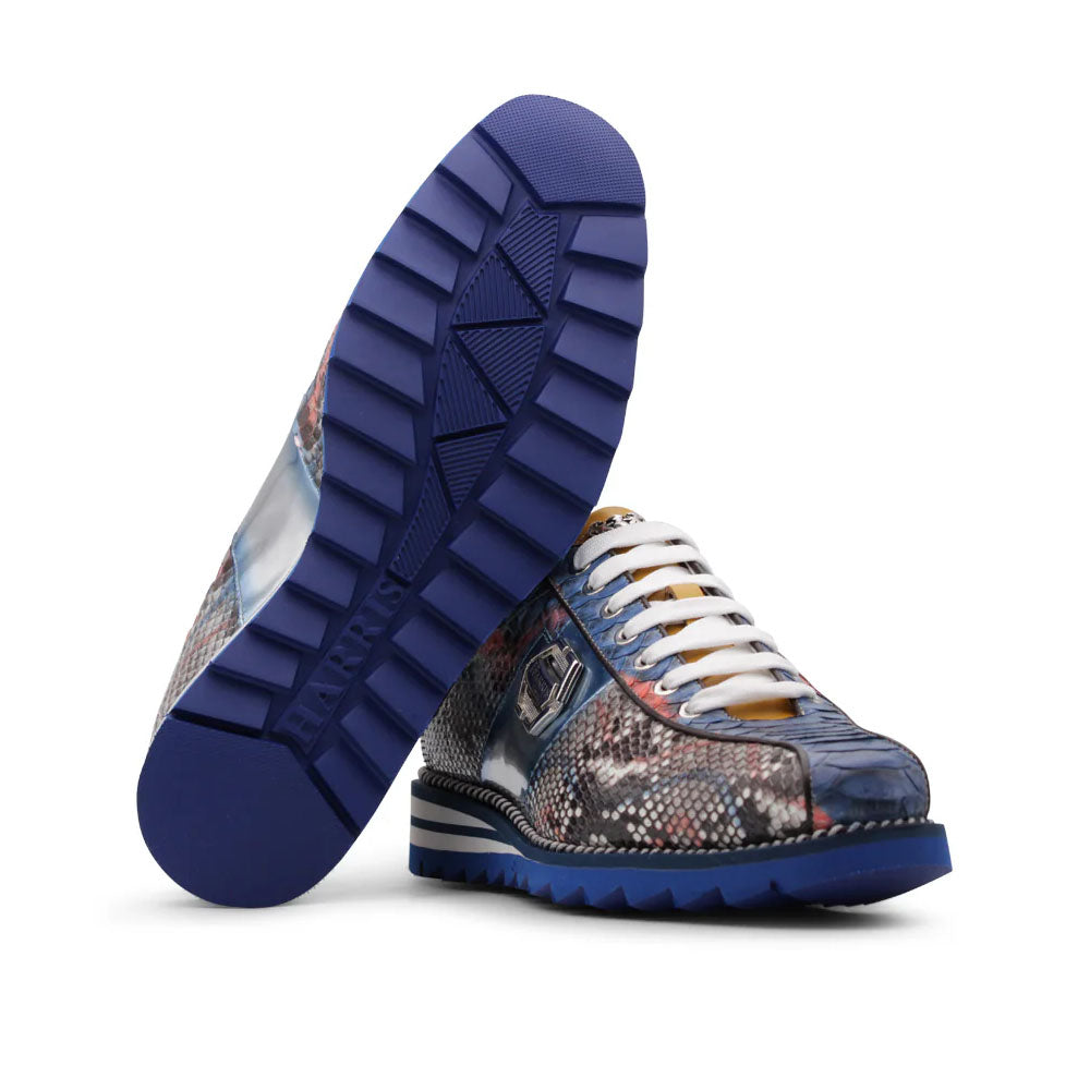 Harris Firenze 1913 Precious Leather Sneakers Light Blue