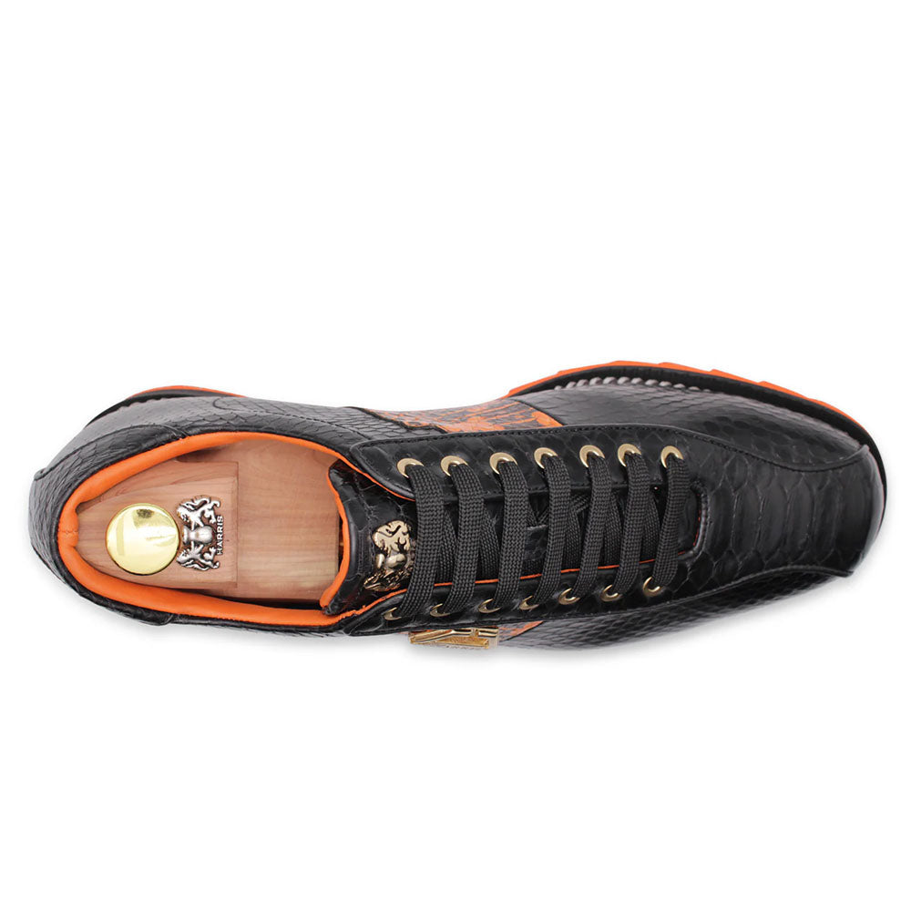 Harris Firenze 1913 Precious Leather Sneakers Black