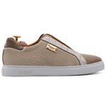 Harris Firenze 1913 Perforated Slip-On Suede Sneakers Brown