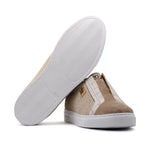 Harris Firenze 1913 Perforated Slip-On Suede Sneakers Brown