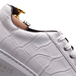 Harris Firenze 1913 Crocodile Sneakers White