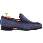 Harris Firenze 1913 Suede Moccasin Blue