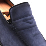 Harris Firenze 1913 Suede Penny Moccasin Blue