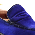 Harris Firenze 1913 Suede Penny Moccasin Blue