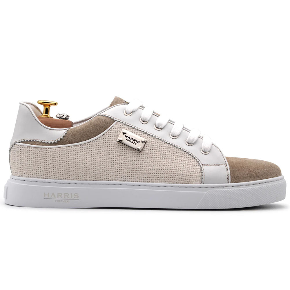 Harris Firenze 1913 Perforated Suede Sneakers Brown