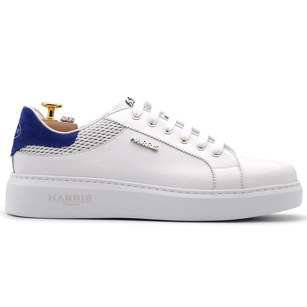 Harris Firenze 1913 Soft Leather Sneakers Beige /Red
