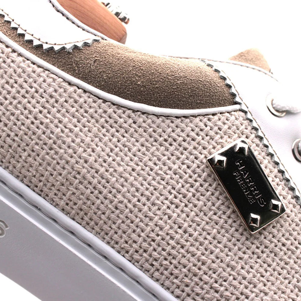 Harris Firenze 1913 Perforated Suede Sneakers Brown