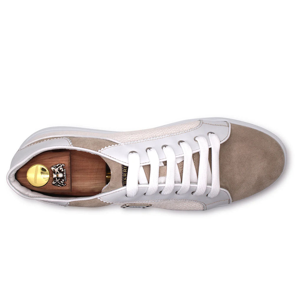 Harris Firenze 1913 Perforated Suede Sneakers Brown