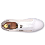 Harris Firenze 1913 Perforated Slip-On Suede Sneakers Beige