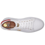 Harris Firenze 1913 Soft Leather Sneakers White /Red