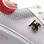 Harris Firenze 1913 Soft Leather Sneakers White /Red