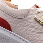 Harris Firenze 1913 Soft Leather Sneakers Beige /Red