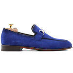 Harris Firenze 1913 Suede Moccasin Electric Blue