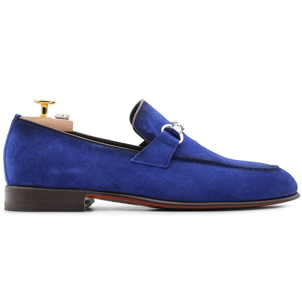 Harris Firenze 1913 Suede Moccasin Electric Blue