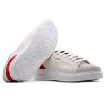Harris Firenze 1913 Soft Leather Sneakers Beige /Red