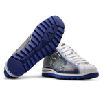 Harris Firenze 1913 Fine Leather Python Sneakers Celestial
