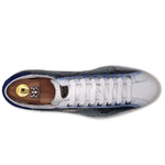 Harris Firenze 1913 Fine Leather Python Sneakers Celestial