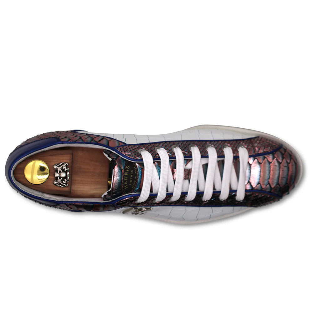 Harris Firenze 1913 Limited Edition Python Sneakers Rose