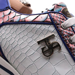 Harris Firenze 1913 Limited Edition Python Sneakers Rose