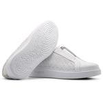 Harris Firenze 1913 Woven Leather Slip-On Sneakers White