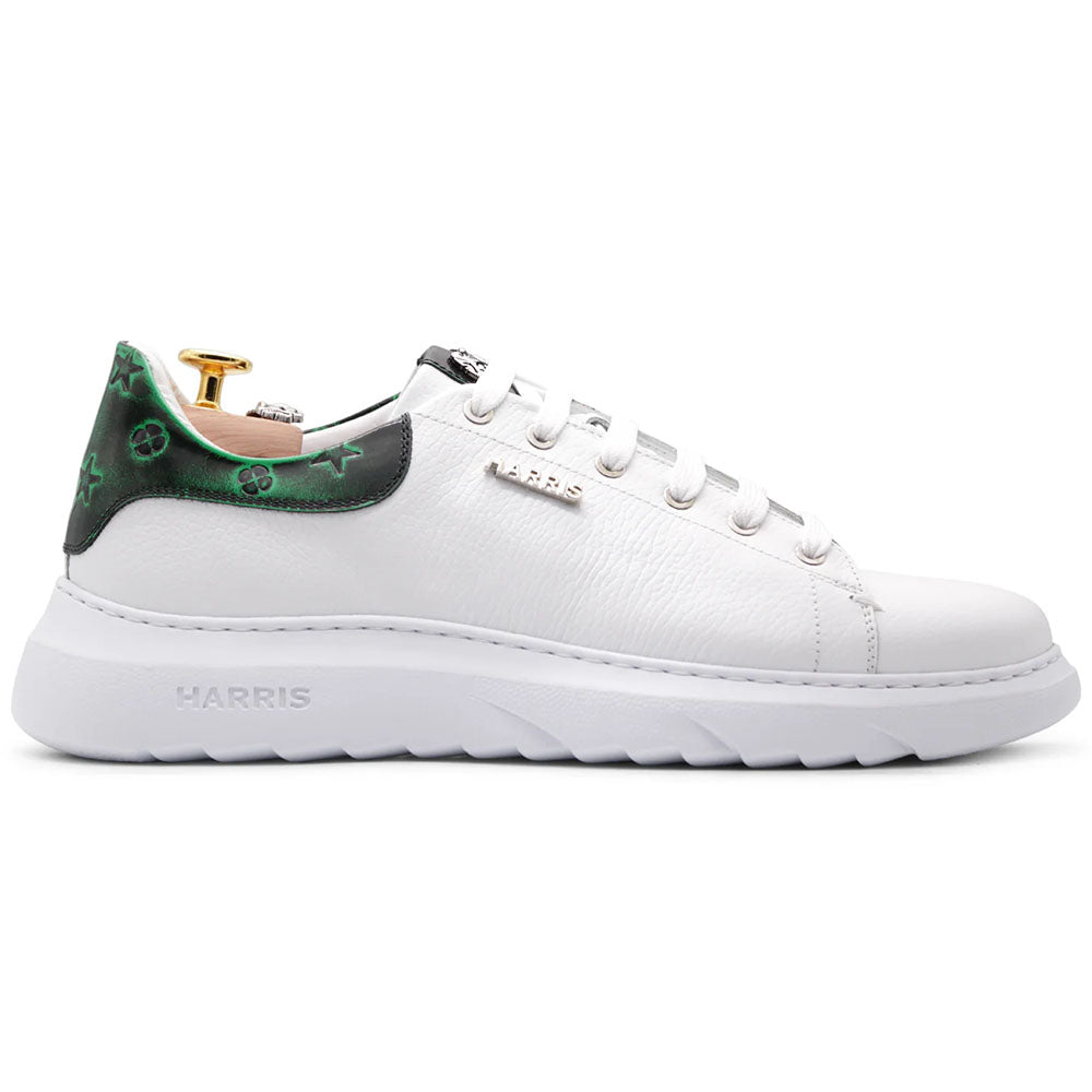 Harris Firenze 1913 Soft Leather Sneakers White / Green
