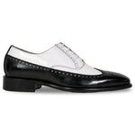 View product image 1: Calzoleria Toscana Caldes Spectator Wingtip Oxford Black / White