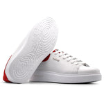 Harris Firenze 1913 Soft Leather Sneakers White /Red