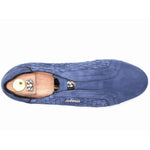 Harris Firenze 1913 Woven Suede Slip-On Sneakers Blue